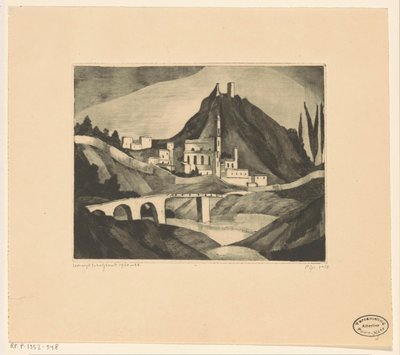 Corte I (tytuł oryginalny) autorstwa Lodewijk Schelfhout (signed by artist)