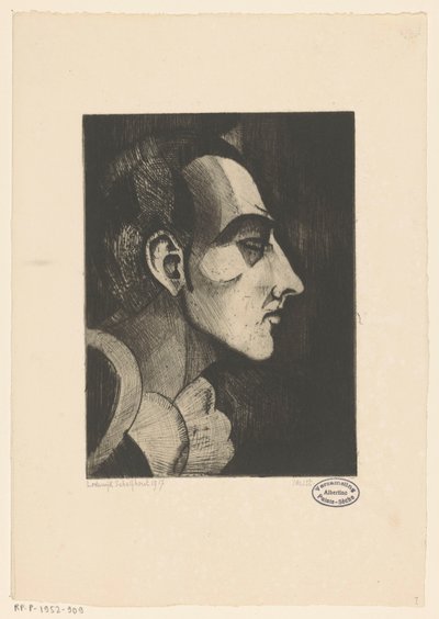 Pierrot I (tytuł oryginalny) autorstwa Lodewijk Schelfhout (signed by artist)