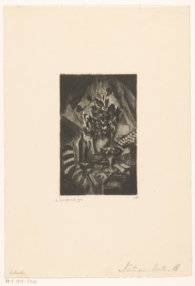 Nieruchomy Śmierć natury (oryginalny tytuł na obiekcie) autorstwa Lodewijk Schelfhout (signed by artist)