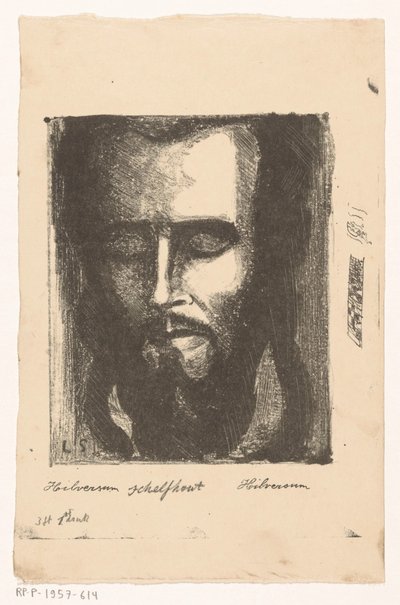 Portret nieznanego mężczyzny autorstwa Lodewijk Schelfhout