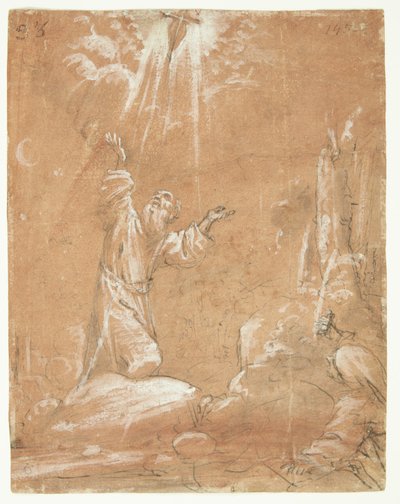 Stygmatyzacja św. Franciszka z Asyżu autorstwa Lodovico Carracci