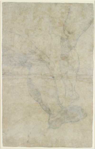 Badania dwóch par nóg, c1575-1615 autorstwa Lodovico Carracci