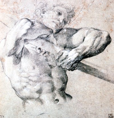 Studium postaci, c1575-1619 autorstwa Lodovico Carracci