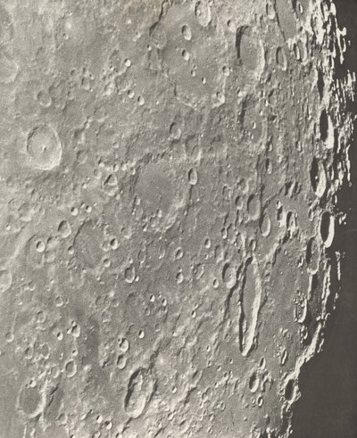 Lunar Photography Blancanus - Tycho - Schiller autorstwa Loewy et Puiseux