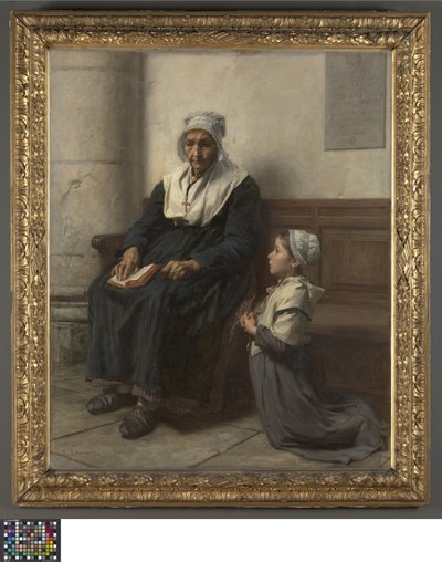 Babcia autorstwa Leon Augustin Lhermitte