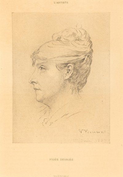 Fides Devries autorstwa Léon Bonnat