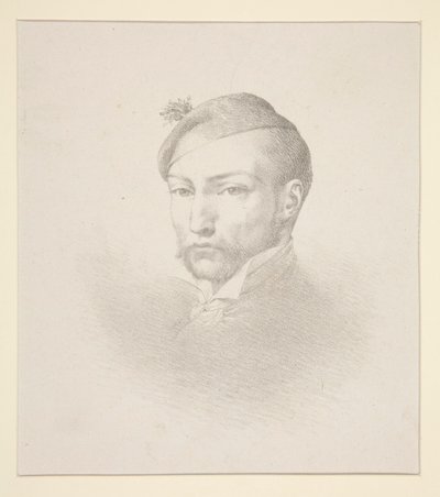 Portret Gericault autorstwa Léon Cogniet