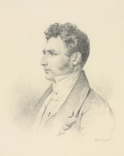 Portret dżentelmena autorstwa Léon Cogniet