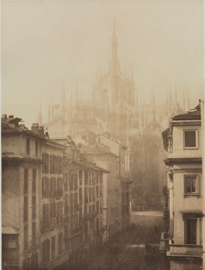 Katedra z Corso Francesco, Mediolan, 1857. autorstwa Léon Gérard