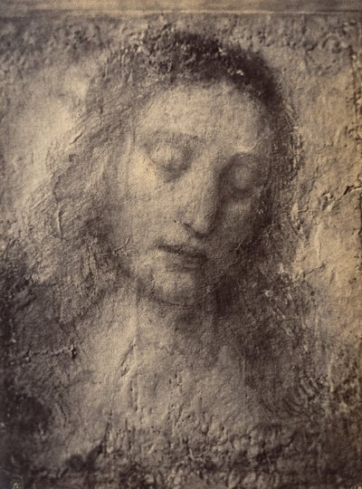 [Kopia głowy Chrystusa z „Ostatniej Wieczerzy” Leonarda da Vinci], 1857-61. autorstwa Léon Gérard