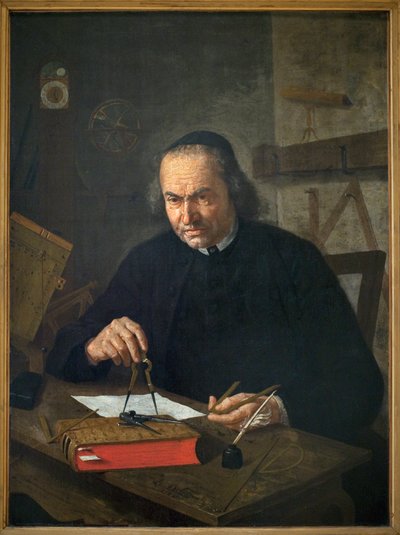 Portret opata Nicolasa Josepha Neuraya (1706-1774). Obraz Leonarda Defrance (1735-1805), olej na płótnie autorstwa Léonard Defrance