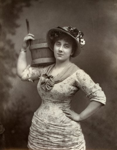 Leonora Braham, brytyjska śpiewaczka operowa i aktorka, 1882. autorstwa London Stereoscopic and Photographic Co