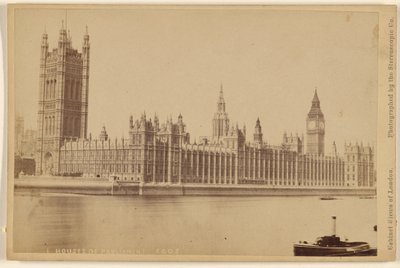 Domy Parlamentu. autorstwa London Stereoscopic and Photographic Company