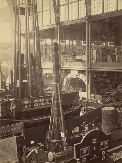 Widok sztuki na wystawie w 1862 r. autorstwa London Stereoscopic and Photographic Company