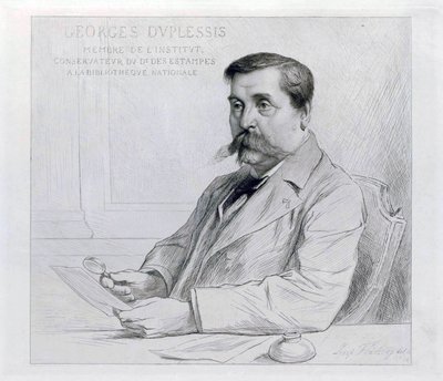 Georges duplessis autorstwa Leopold Flameng