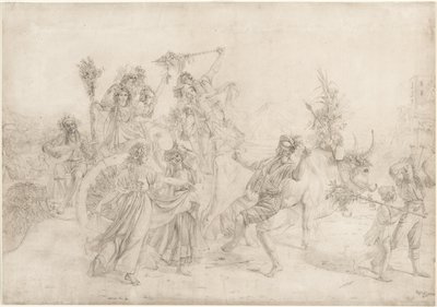 Pielgrzymi powracający ze święta Madonny dellArco, 1827 r. autorstwa Léopold Robert