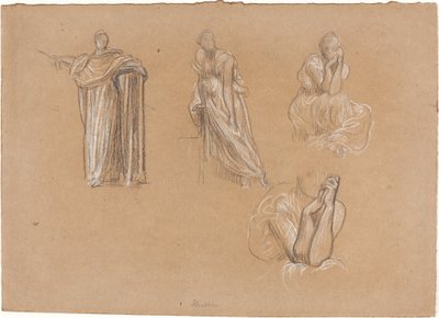 Badania figur autorstwa Lord Leighton Frederic