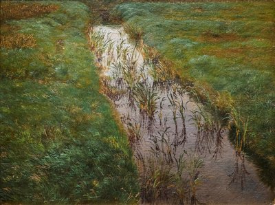 Rów, ok. 1850 (olej na płótnie) autorstwa Lorens Frolich