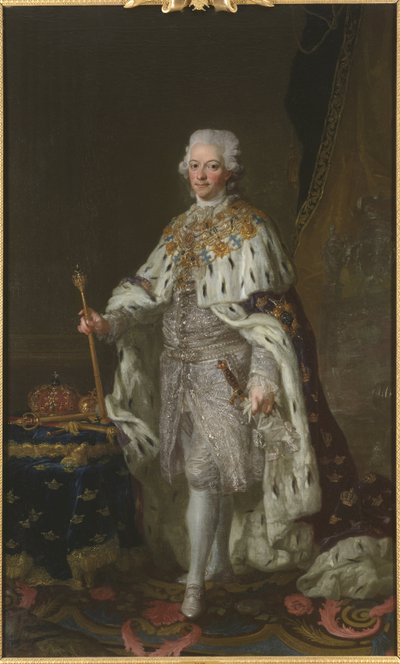 Gustave III de Suede - Portret króla Gustawa III Szwecji autorstwa Lorens the Younger Pasch