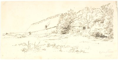 Dom wiejski. Holmstrup autorstwa Lorenz Frølich