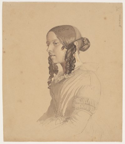 Portret kobiety (Helene v. Germadt) autorstwa Lorenz Frølich