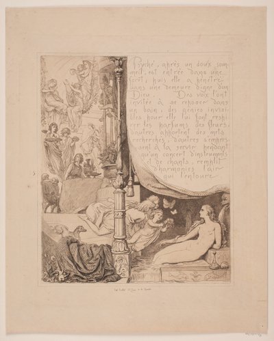 Ilustracja nr. 5 do „Amor i Psyche” autorstwa Lorenz Frølich