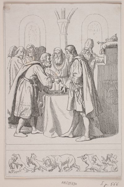 Ilustracja do „Chrystusa Drugiego. Całkowite rozwiązanie Królestwa” autorstwa Lorenz Frølich