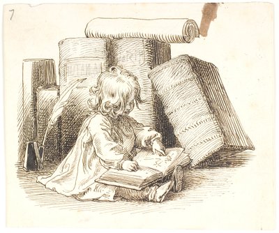 Lily czyta autorstwa Lorenz Frølich