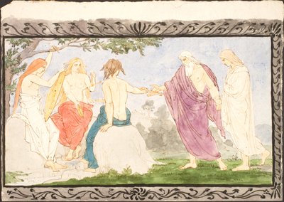 Mitologiczne sceny i szkice autorstwa Lorenz Frølich