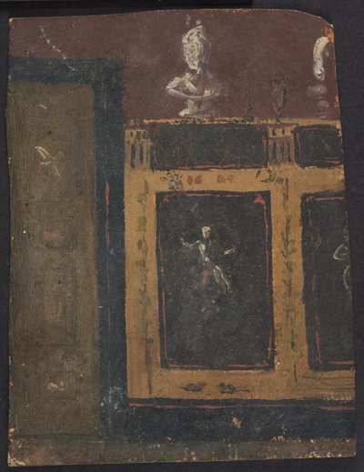 Dekoracje ścienne dla Valhøj 1838/1839 autorstwa Lorenz Frølich