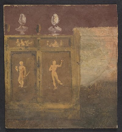 Dekoracje ścienne dla Valhøj 1838/1839 autorstwa Lorenz Frølich