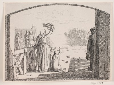 Ilustracja do wiersza Adama Oehlenschlägera „Dwie wieże kościelne” autorstwa Lorenz Frølich