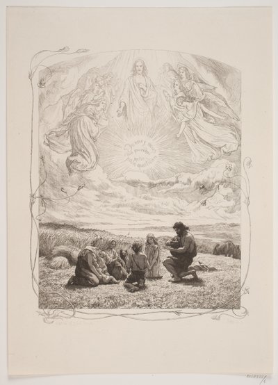 Ilustracja do „Modlitwy Pańskiej” autorstwa Lorenz Frølich