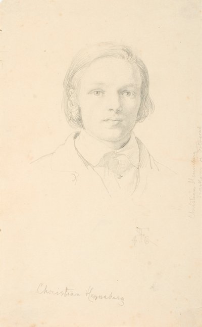 Portret Christiana Henneberga autorstwa Lorenz Frølich