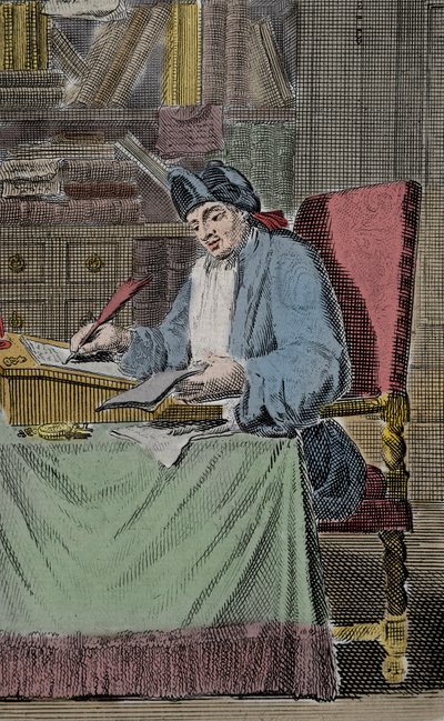 Portret Herkulesa Saviniena Cyrano dit Cyrano de Bergerac, francuskiego pisarza autorstwa Lorenz Scherm