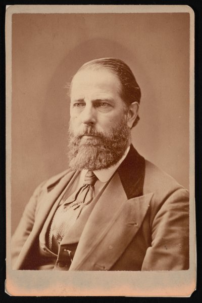 Portret Williama Haydena Angielski 1822-1896, przed 1876. autorstwa Lorenzo Dow Judkins