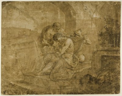 Chrystus rozebrany z szat autorstwa Lorenzo Garbieri