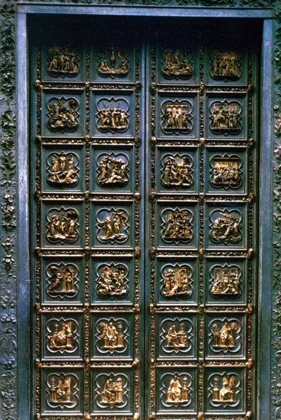 Północne drzwi baptysterium San Giovanni, 1403-1424 autorstwa Lorenzo Ghiberti