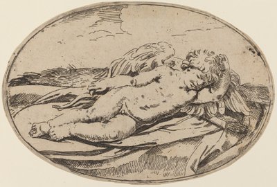 Śpiący Kupidyn autorstwa Lorenzo Loli after Guido Reni