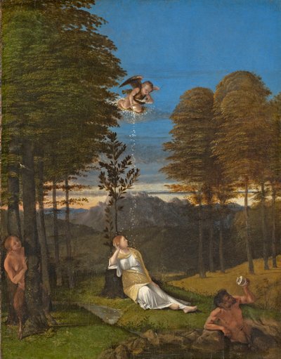 Alegoria czystości, c. 1505 (olej na panelu) autorstwa Lorenzo Lotto