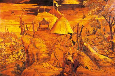 Judith i Holofernes, intarsja zaprojektowana przez Lorenzo Lotto autorstwa Lorenzo Lotto