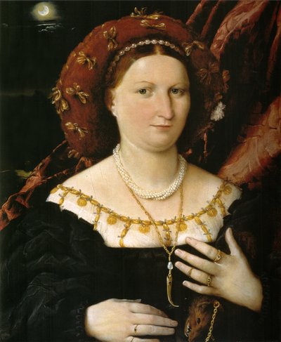 Portret Luciny Brembati autorstwa Lorenzo Lotto