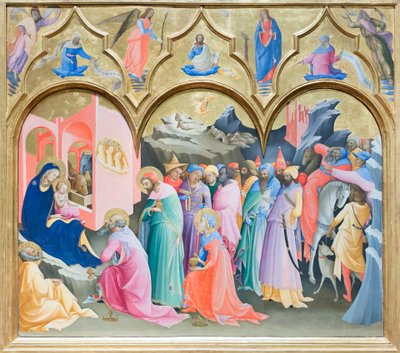 Pokłon Mędrców autorstwa Lorenzo Monaco