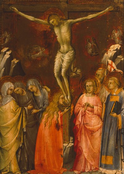 Ukrzyżowanie – Lorenzo Monaco (około 1370-1425) autorstwa Lorenzo Monaco