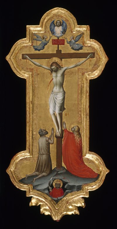 Krzyż procesyjny, 1392-95 autorstwa Lorenzo Monaco