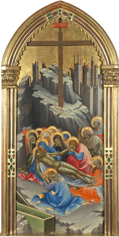 Opłakiwanie Chrystusa autorstwa Lorenzo Monaco