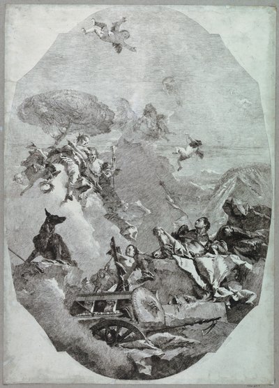 Triumf Marsa autorstwa Lorenzo Tiepolo