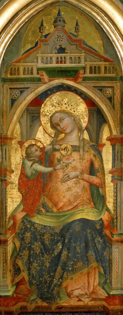 Madonna z Dzieciątkiem, 1372. autorstwa Lorenzo Veneziano