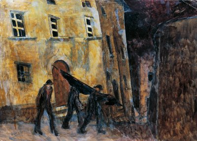 Pogrzeb anarchisty autorstwa Lorenzo Viani