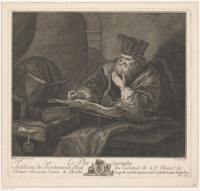 Filosoof Le Philosophe (tytuł na obiekcie) autorstwa Lorenzo Zucchi